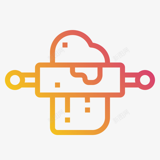 擀面团烹饪111梯度svg_新图网 https://ixintu.com 面团 烹饪 梯度