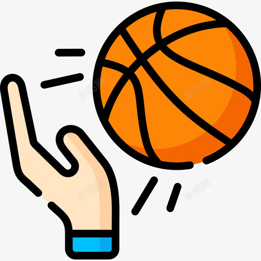 篮球运动124直系颜色svg_新图网 https://ixintu.com 篮球 运动 直系 颜色