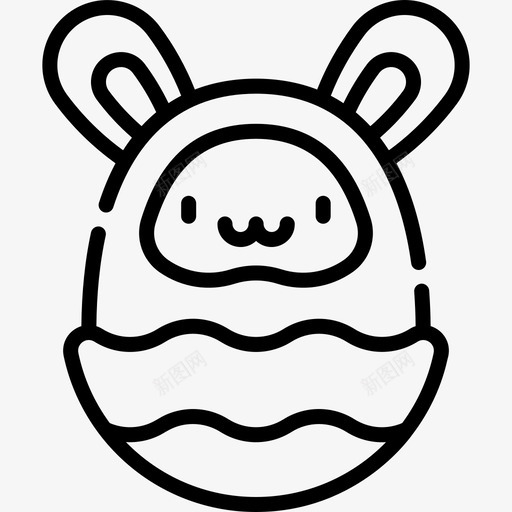 复活节兔子139春直系svg_新图网 https://ixintu.com 复活节 兔子 直系