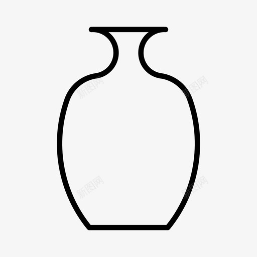 花瓶陶瓷罐子svg_新图网 https://ixintu.com 花瓶 陶瓷 罐子 陶器 内饰