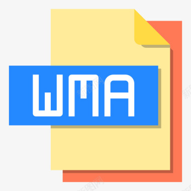 Wma文件文件格式2平面图标