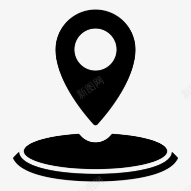位置地图地址标记用户界面图标