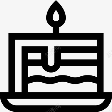 生日蛋糕生日130直系图标