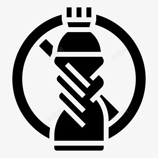没有塑料瓶塑料污染10字形svg_新图网 https://ixintu.com 没有 塑料瓶 塑料 污染 字形