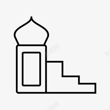 米姆巴尔清真寺26伊斯兰教徒图标