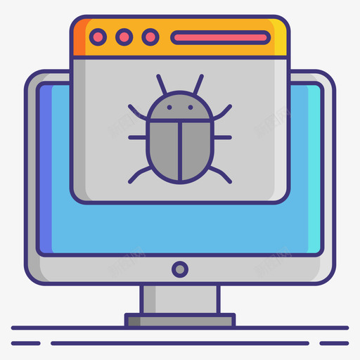 调试计算机编程图标1线颜色svg_新图网 https://ixintu.com 调试 计算机 编程 图标 颜色