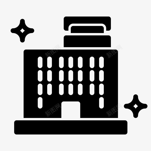 酒店清洁清洁服务清洁图标svg_新图网 https://ixintu.com 清洁 酒店 服务 图标