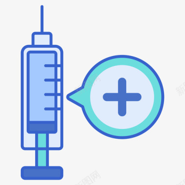 疫苗疫苗和疫苗接种2线性颜色图标