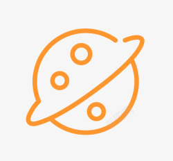 icon底部标签发现线框底部导航栏_星球_跳转发现页高清图片