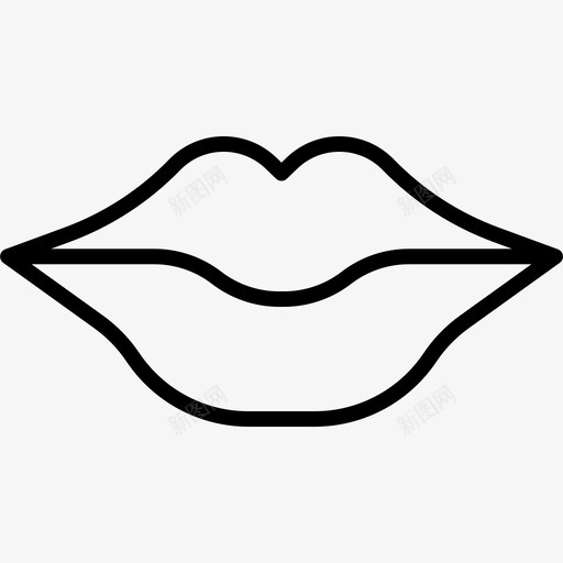 LipsWomensDay59线性svg_新图网 https://ixintu.com Lips Womens Day 线性