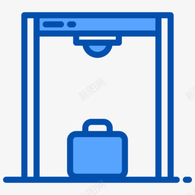 安全6号航站楼蓝色图标