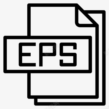 Eps文件文件格式1线性图标