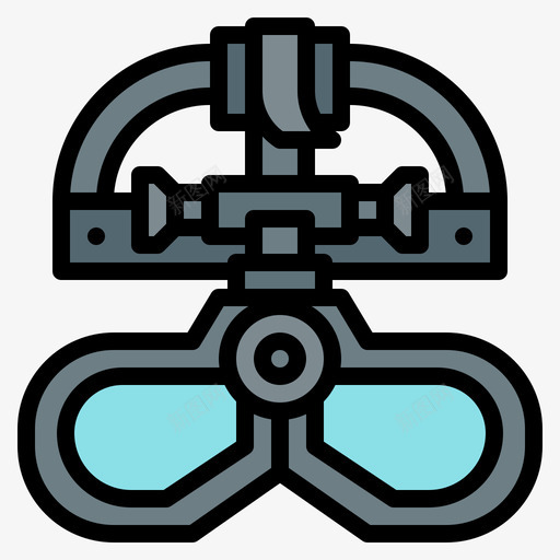 护目镜军用76线性颜色svg_新图网 https://ixintu.com 护目镜 军用 线性 颜色
