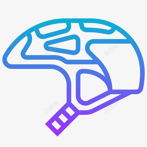 自行车头盔自行车元素1渐变svg_新图网 https://ixintu.com 自行车 头盔 元素 渐变