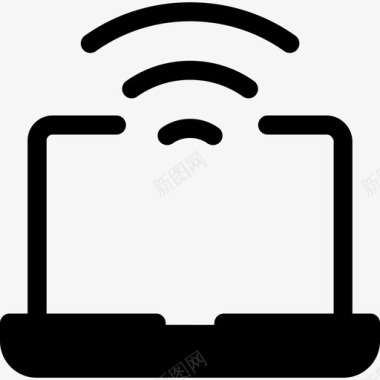 wifi信号笔记本电脑共享图标