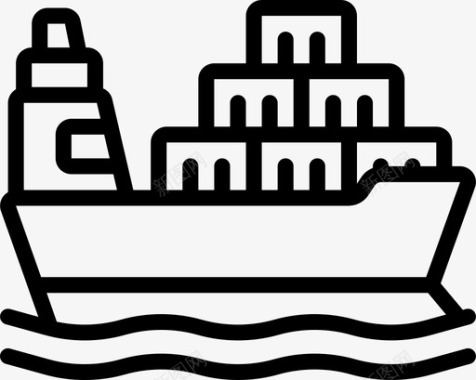 船海运10直线型图标