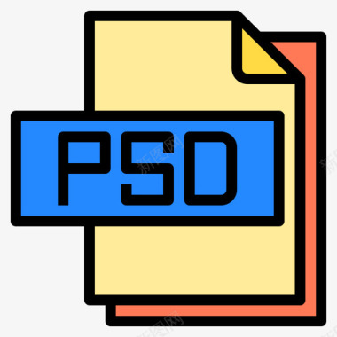 Psd文件文件格式4线性颜色图标
