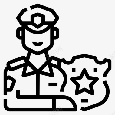 警察职业化身2直系人图标