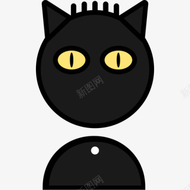 恐怖电影——黑猫图标