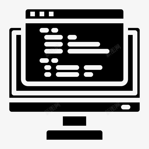 编码计算机应用填充svg_新图网 https://ixintu.com 编码 计算机 应用 填充