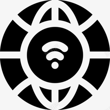 Wifi物联网115填充图标