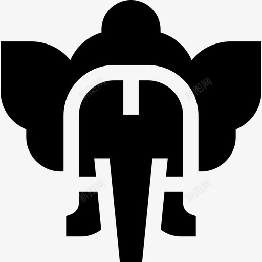 Ganesha文化4填充svg_新图网 https://ixintu.com Ganesha 文化 填充
