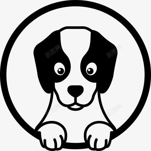 小狗狗朋友svg_新图网 https://ixintu.com 小狗 图标 朋友 宠物