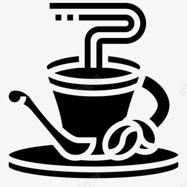 咖啡饮料57字形图标