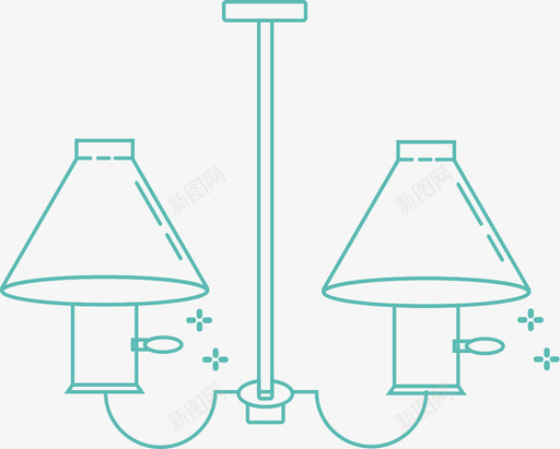 挂灯svg_新图网 https://ixintu.com 挂灯 线性 扁平 手绘 单色 简约 精美