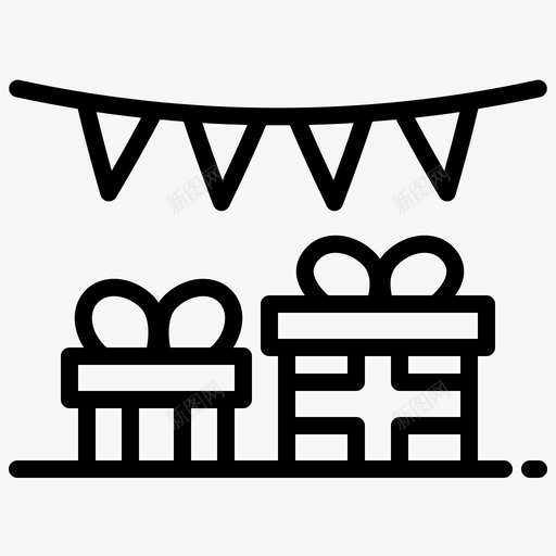 礼物庆祝44直系svg_新图网 https://ixintu.com 礼物 庆祝 直系