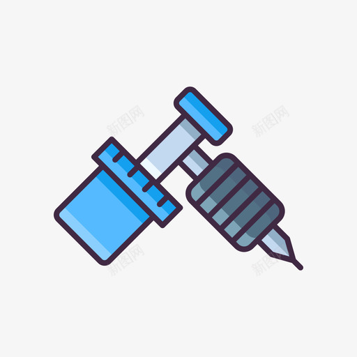 纹身机纹身22线性颜色svg_新图网 https://ixintu.com 纹身机 纹身 线性 颜色