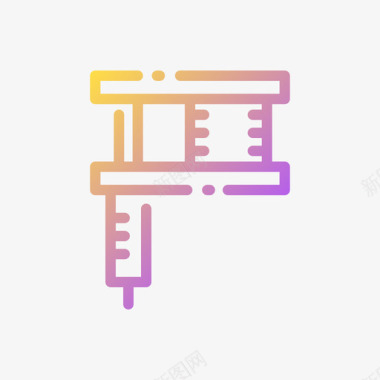纹身机工艺24渐变图标