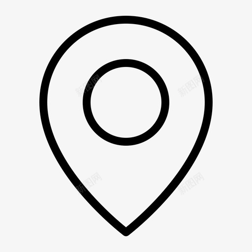 pin目的地gpssvg_新图网 https://ixintu.com pin 位置 地图 导航 目的地 gps 航线