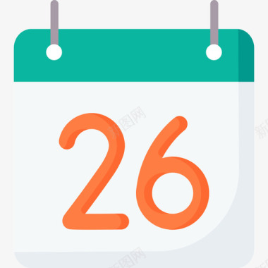 日历印度共和国第6天平铺图标