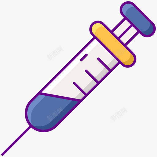 注射器实验室58线性颜色svg_新图网 https://ixintu.com 注射器 实验室 线性 颜色