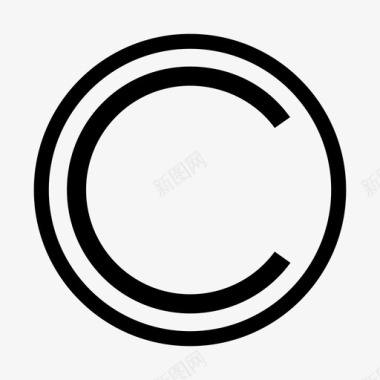 版权知识产权法律图标