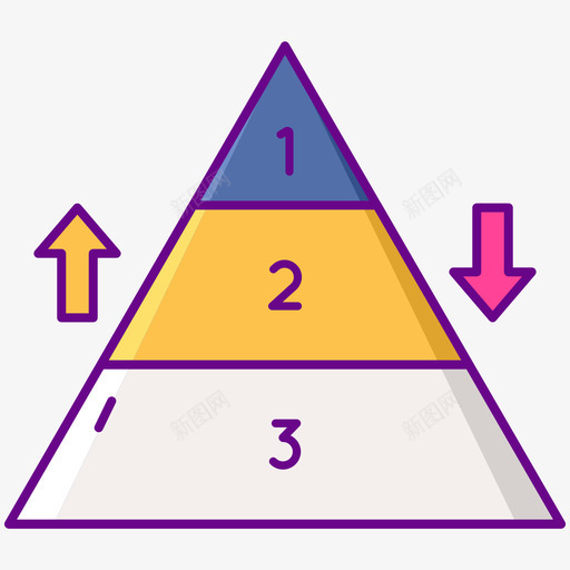 金字塔图武学42线彩svg_新图网 https://ixintu.com 金字塔 武学 线彩