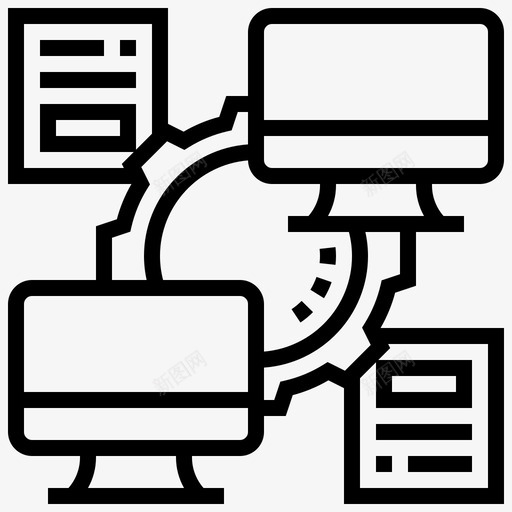 数据存储数字经济7线性svg_新图网 https://ixintu.com 数据 存储 数字 经济 线性