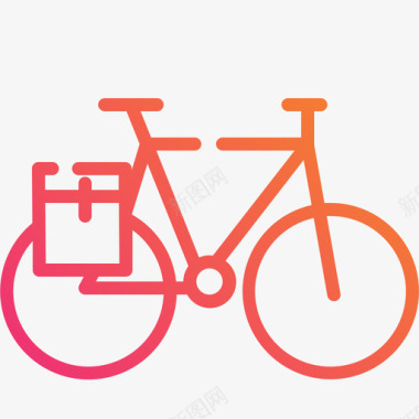 自行车自行车配件2直线坡度图标