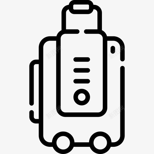 机器人行李箱未来主义技术24线性svg_新图网 https://ixintu.com 机器人 行李箱 未来主义 技术 线性