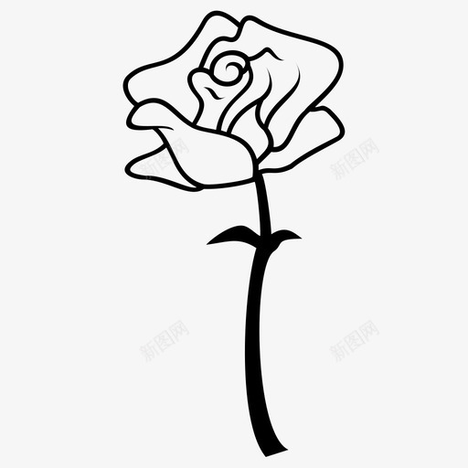 玫瑰花朵芬芳svg_新图网 https://ixintu.com 玫瑰 花朵 芬芳 自然