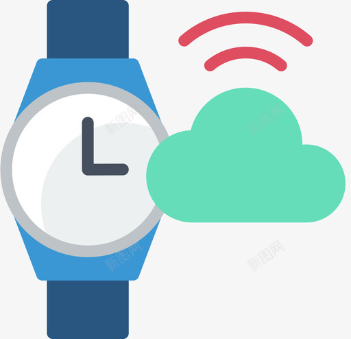 云连接可穿戴技术平板svg_新图网 https://ixintu.com 连接 可穿 穿戴 技术 平板
