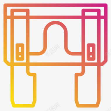 保险丝电子元件2梯度图标