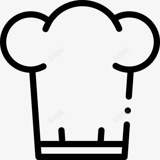 厨师帽面包房160直系svg_新图网 https://ixintu.com 厨师 面包房 直系