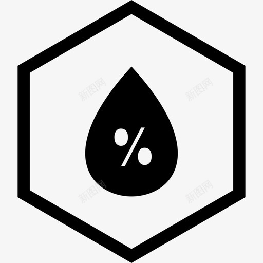 湿度降水水滴svg_新图网 https://ixintu.com 湿度 降水 水滴 天气