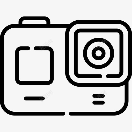 动作摄像机电子设备32线性svg_新图网 https://ixintu.com 动作 摄像机 电子设备 线性