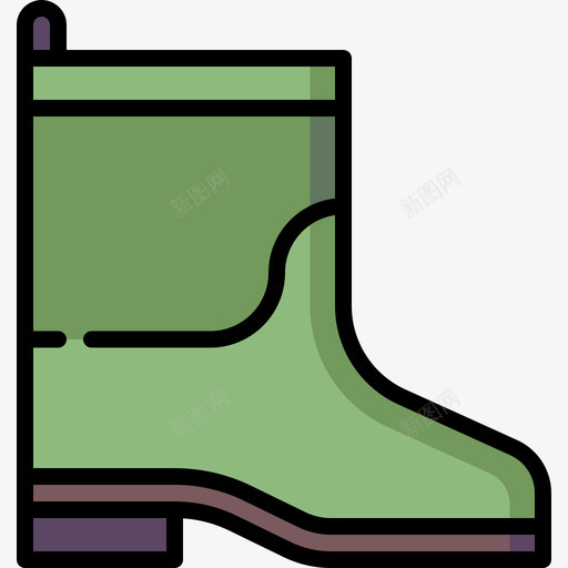 雨靴冬季旅行18线性颜色svg_新图网 https://ixintu.com 雨靴 冬季 旅行 线性 颜色