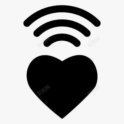 心脏wifi信号心脏信号心波svg_新图网 https://ixintu.com 心脏 信号 wifi 心波 心跳 概念 爱情 符号 振动 婚礼 字形