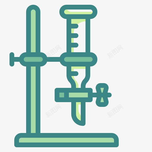 滴定管61号实验室双色svg_新图网 https://ixintu.com 滴定管 61号 实验室 双色
