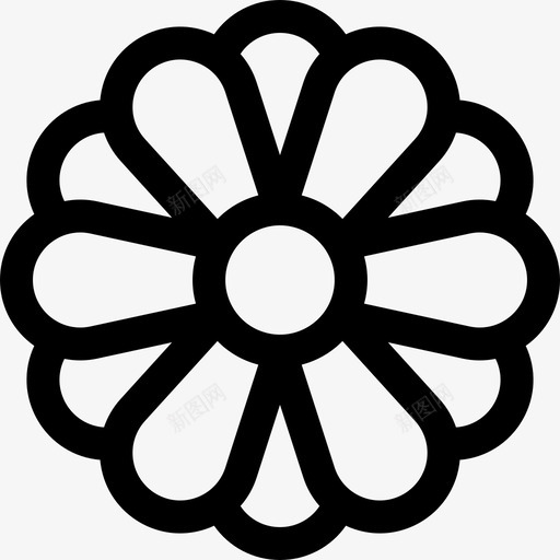 花花27线状svg_新图网 https://ixintu.com 线状